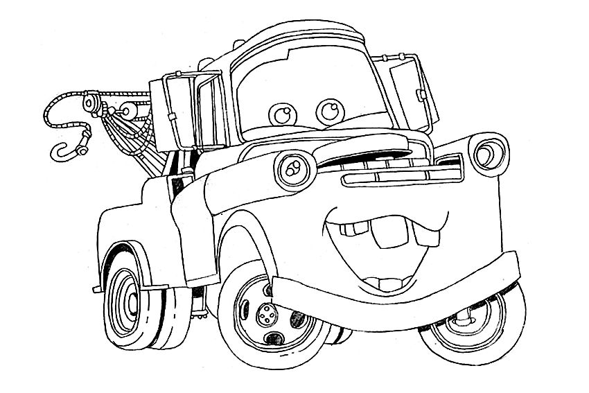 Plansa de colorat cu Cars pixar 161 70